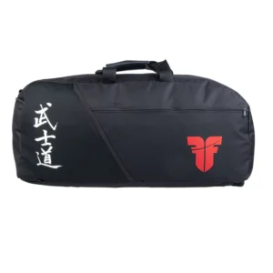 fighter sports bag/backpack calligraphy black