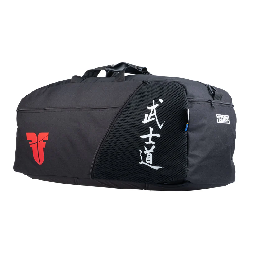 fighter sports bag/backpack calligraphy black fighter sports bag/backpack calligraphy black
