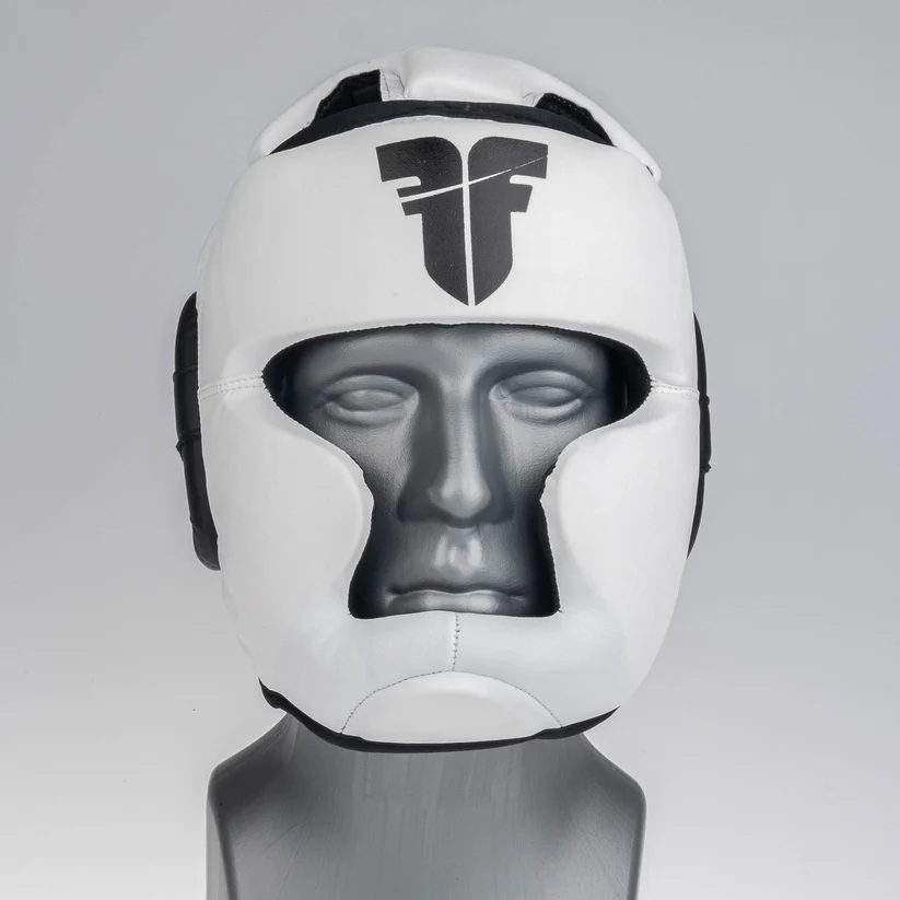 fighter headguard sparring white/black fighter headguard sparring white/black