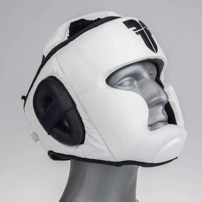 fighter headguard sparring white/black fighter headguard sparring white/black