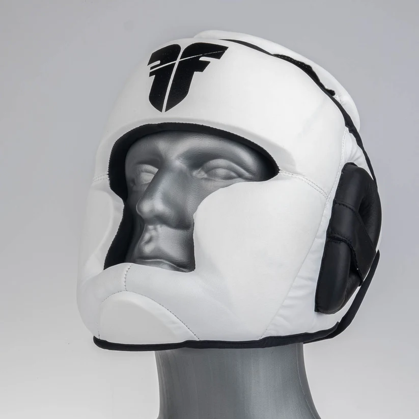 fighter headguard sparring white/black fighter headguard sparring white/black